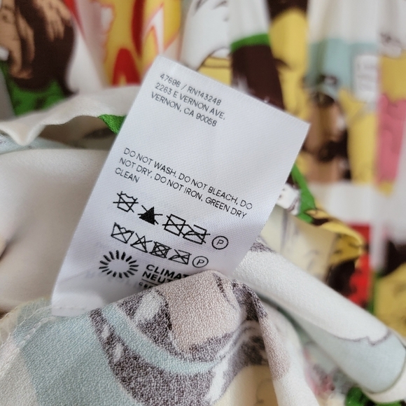 Reformation Presley Dress in Comic Book size 8 NWT - Picture 9 of 11